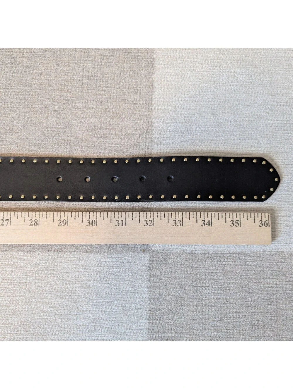 Banana Republic studded split leather belt